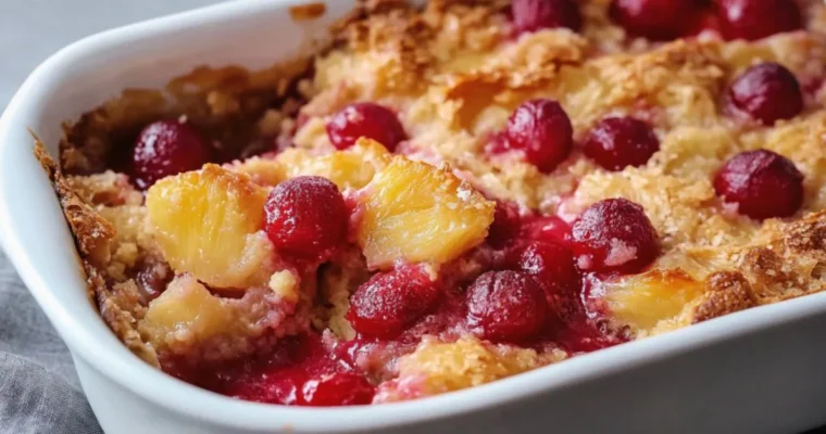 Cherry Pineapple Dump Cake: Unbelievably Simple & Tasty!