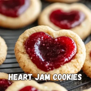 Heart Jam Cookie