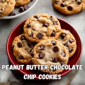 Peanut Butter Chocolate Chip Cookie