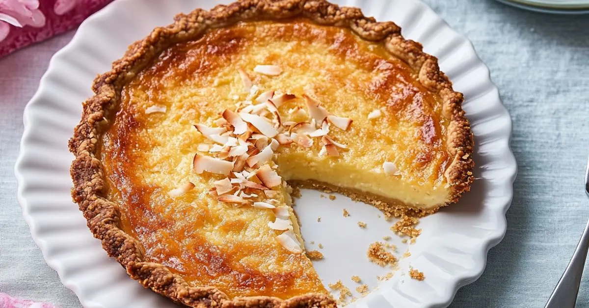 How to Make a Coconut Custard Pie Recipe