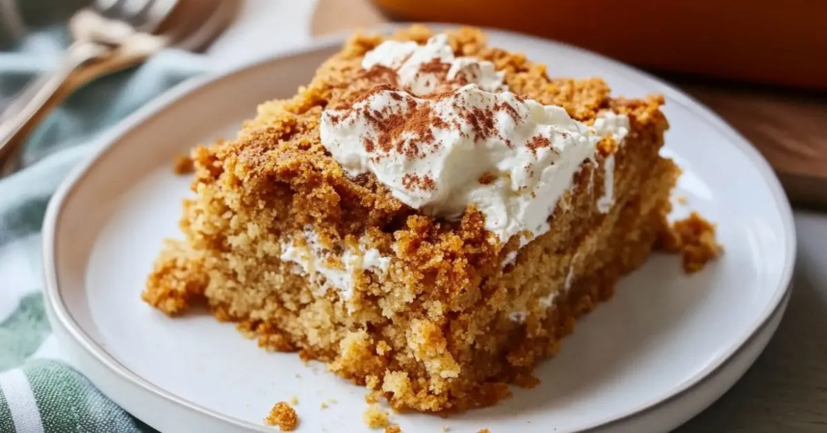 Pumpkin Dump Cake with Spice Cake Mix: A Simple Fall Dessert