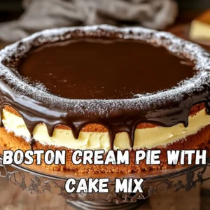 Boston Cream Pie