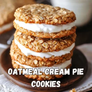 Oatmeal Cream Pie Cookies