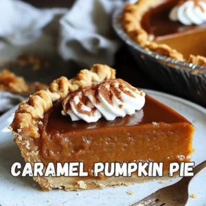 Caramel Pumpkin Pie