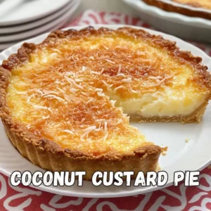 Coconut Custard Pie