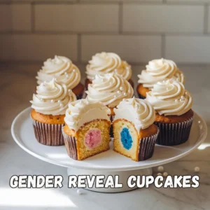 Gender Reveal Cupcake