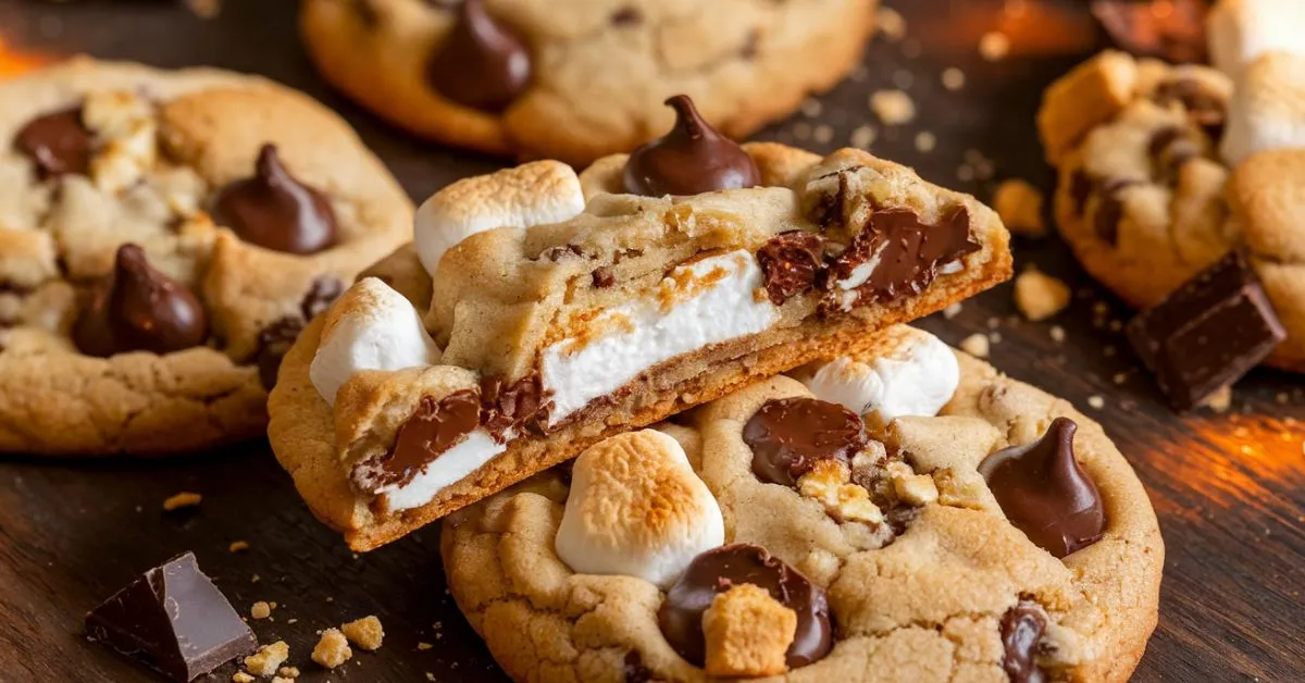 The Best S’mores Chocolate Chip Cookies Ever