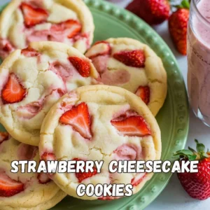 Strawberry Cheesecake Cookies wp